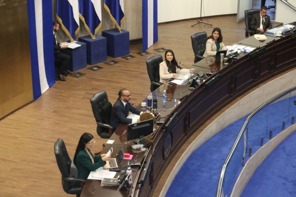 El presidente de la Asamblea Legislativa, Ernesto Castro, finalizó la sesión plenaria sin la aprobación de la reforma aprobada por la Comisión de Legislación y Gobierno. / Lisbeth Ayala.,image_description: