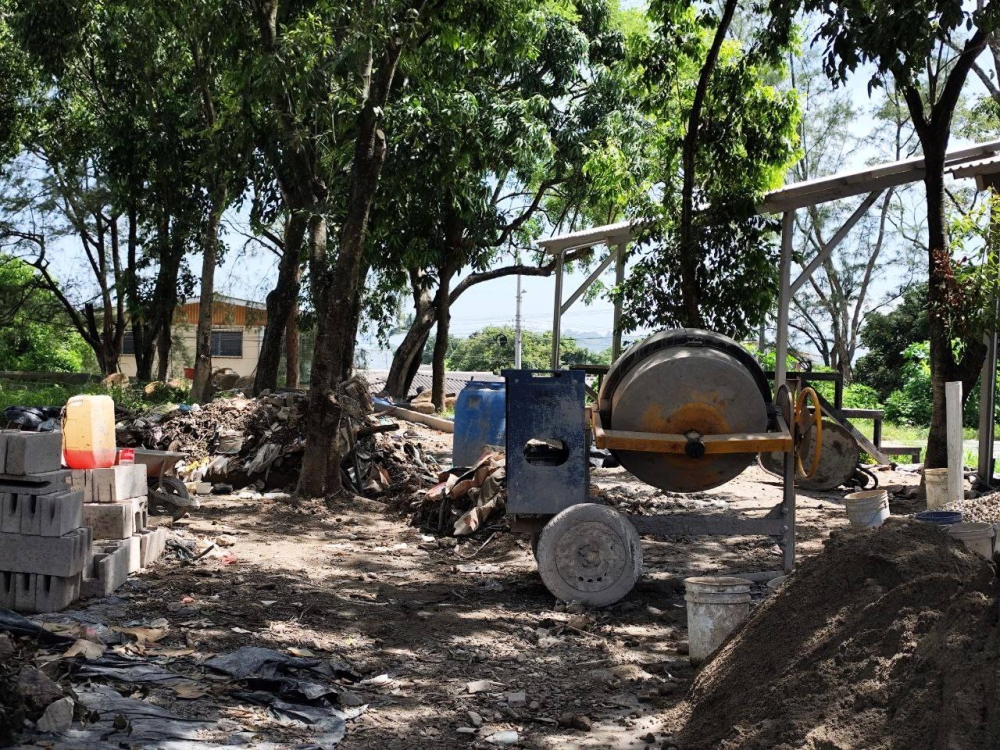 Otro parque que es intervenido es el San José en la 39 Avenida Norte y, Pasaje 2, San Salvador. Alexander Montes. 