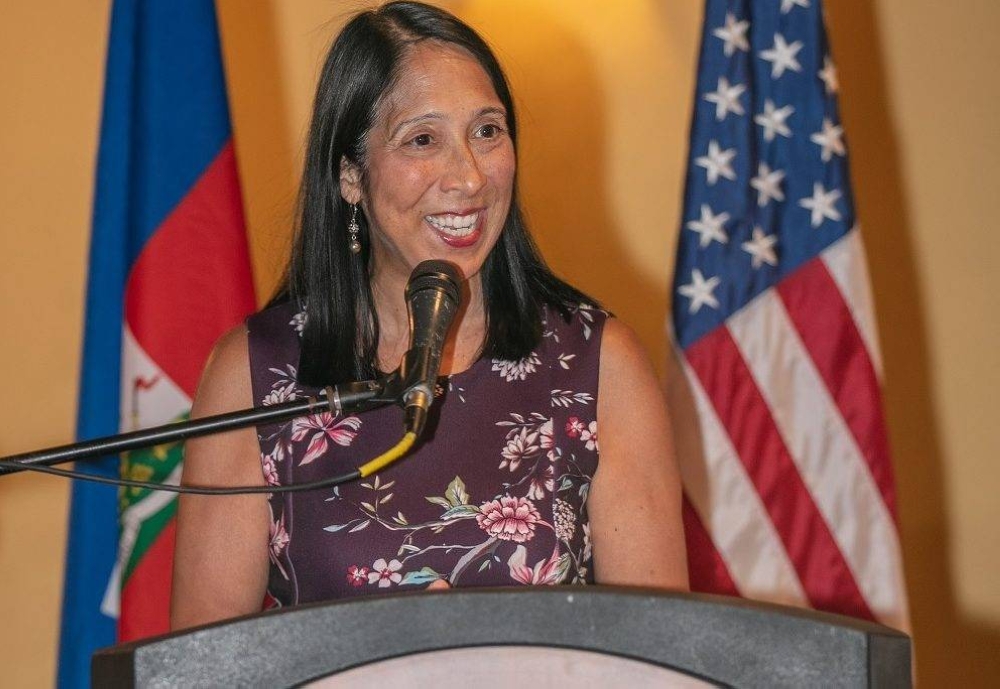 Michele Sison, subsecretaria de Estado para Asuntos de Organizaciones Internacionales de Estados Unidos. / https://ht.usembassy.gov/.,image_description: