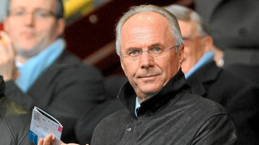 Sven Goran Eriksson, entrenador de fútbol de nacionalidad sueca. ,image_description: