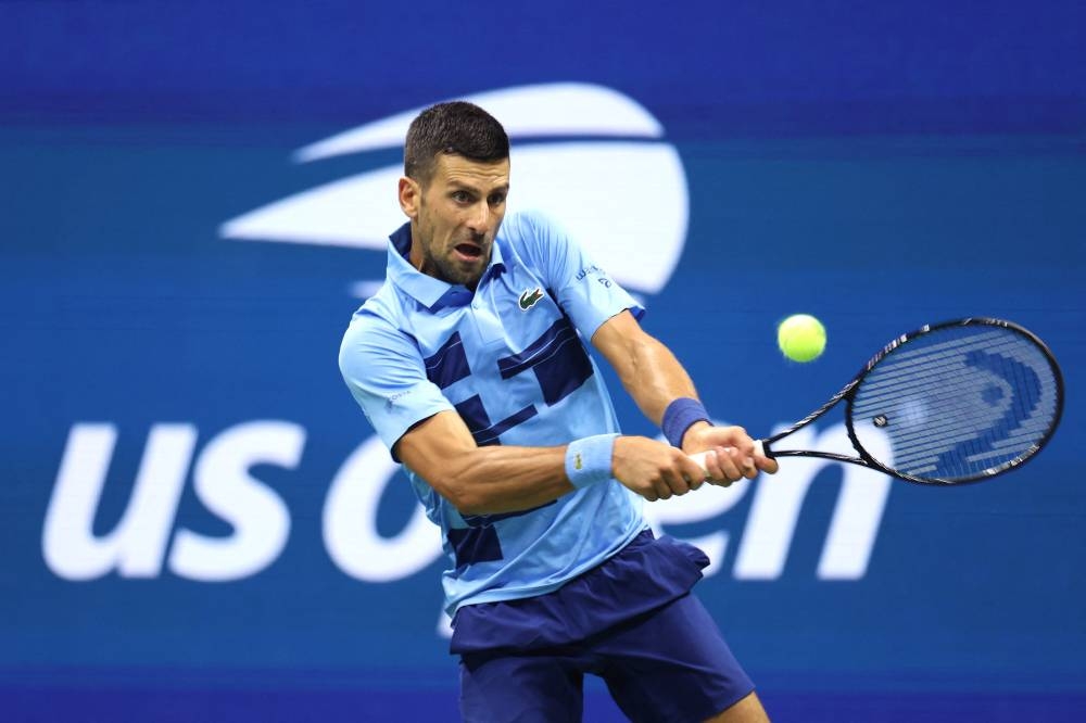 El revés de Novak Djokovic en su debut en el US Open. / AFP,image_description:2024 US Open  Day 1