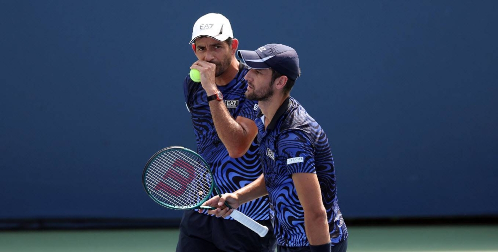 Arévalo y Pavic en el US Open, donde ya están en cuartos de final. / ATP,image_description: