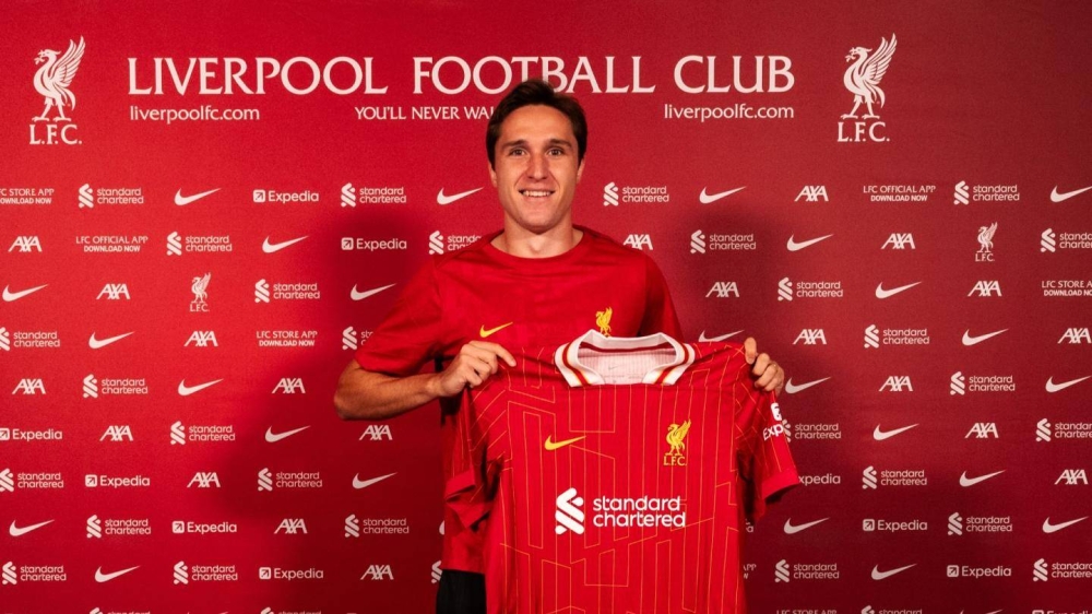 Federico Chiesa, nuevo fichaje del Liverpool. ,image_description: