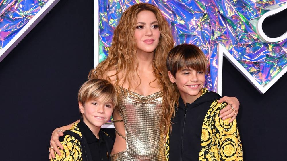 Shakira en una foto durante los MTV Video Music Awards acompañada de sus hijos./AFP,image_description:MTV Video Music Awards  ARRIVALS