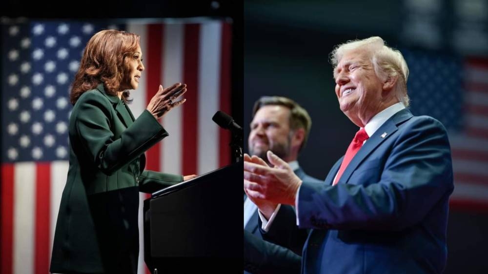 Kamala Harris y Donald Trump buscarán la presidencia de Estados Unidos, ambos candidatos se muestran muy optimistas ./ Foto DEM.,image_description: