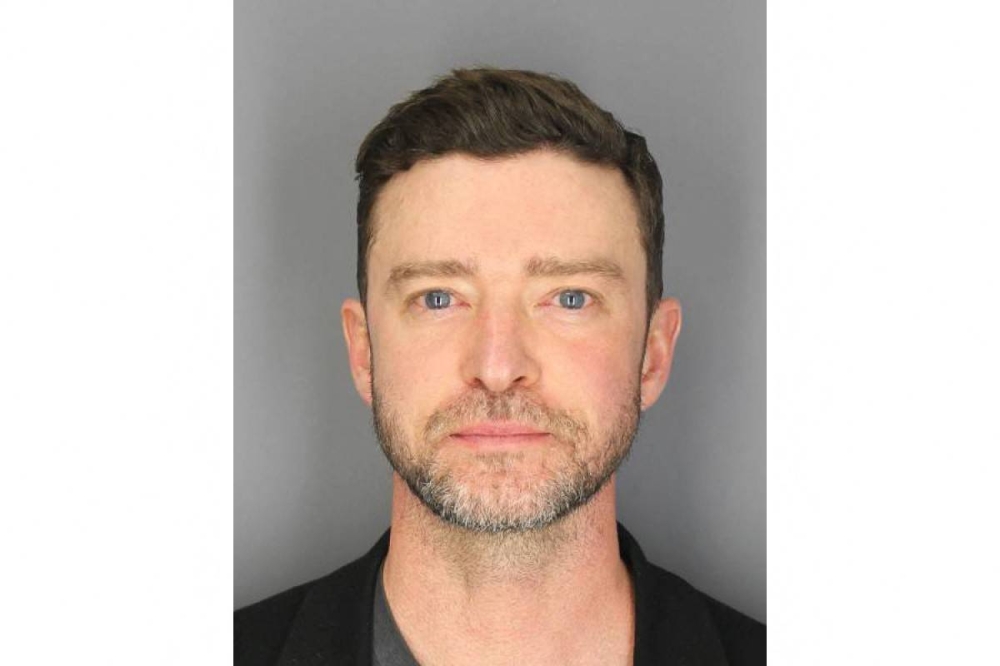 Foto de Timberlake del Departamento de Policía de Sag Harbor, tomada la noche de la detención, el pasado 18 de junio.