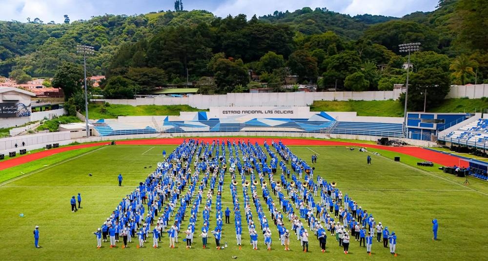 Mil integrantes de la Banda El Salvador se preparan para deleitar a los salvadoreños en el desfile de este 15 de septiembre. Foto: Ministerio de Cultura,image_description: