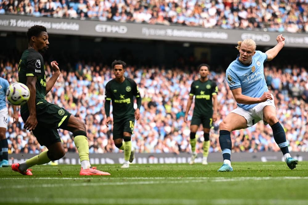 Erling Haaland, sinónimo del gol en el City. / AFP,image_description: