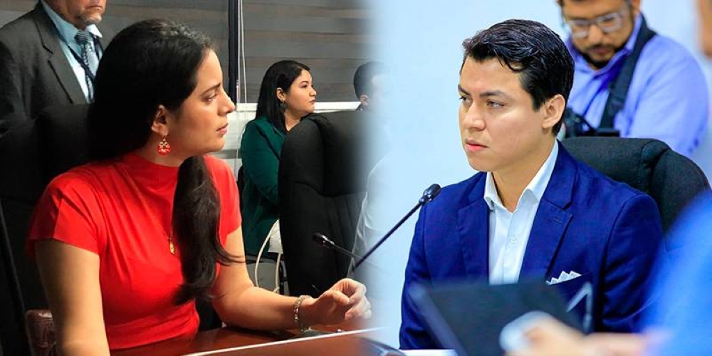 Claudia Ortiz VAMOS y William Soriano NUEVAS IDEAS en la Comisión de Tecnología, Turismo e Inversión. / Imágenes de Vamos y WilliamSorianoH.,image_description: