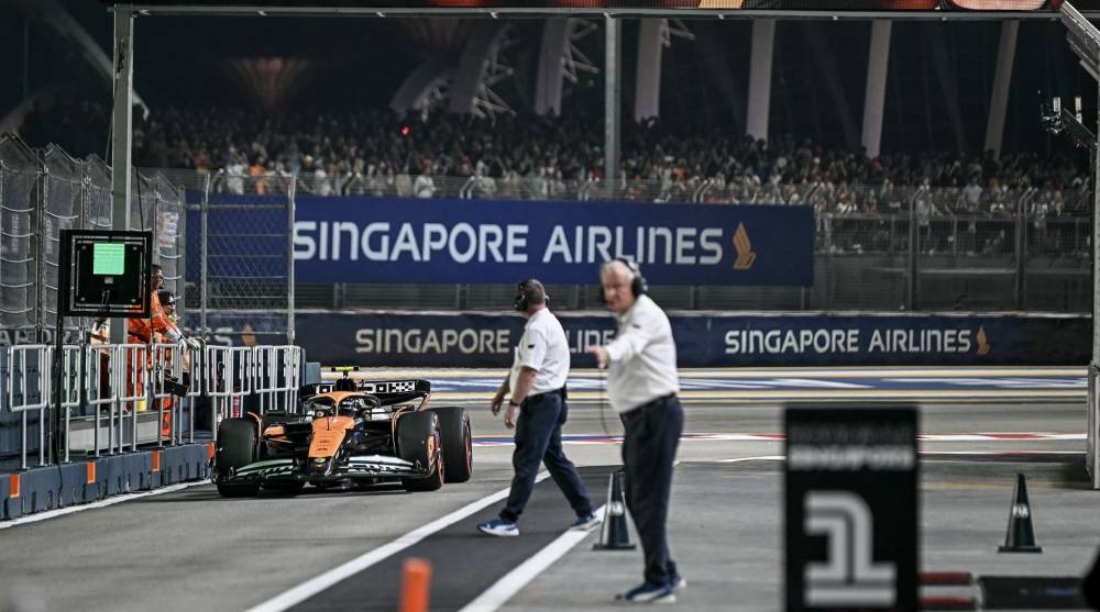 Lando Norris, el mejor en Singapur. / AFP,image_description: