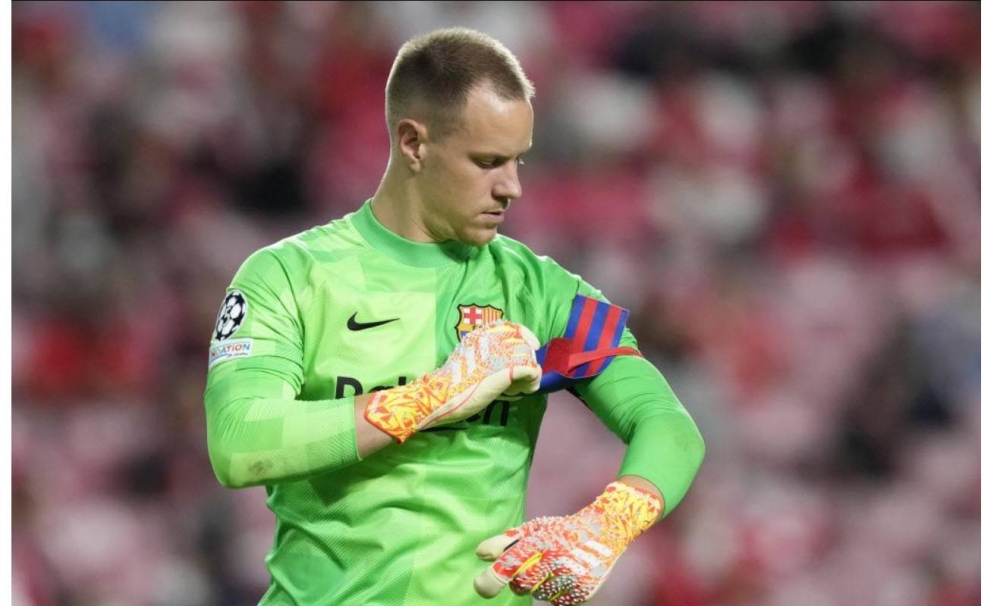 Ter Stegen se perderá probablemente toda esta temporada por lesión. ,image_description: