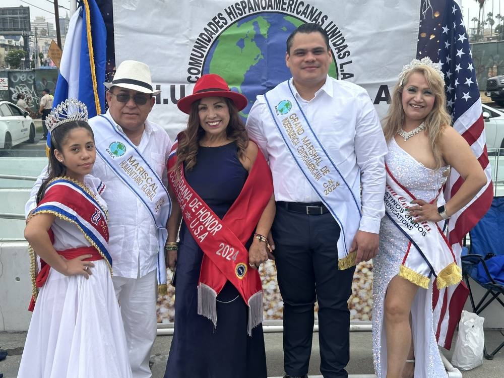 Diputado Caleb Navarro junto al mariscal humanitario global y a la ciudadana de honor de Costa Rica. / CalebNNavarro,image_description: