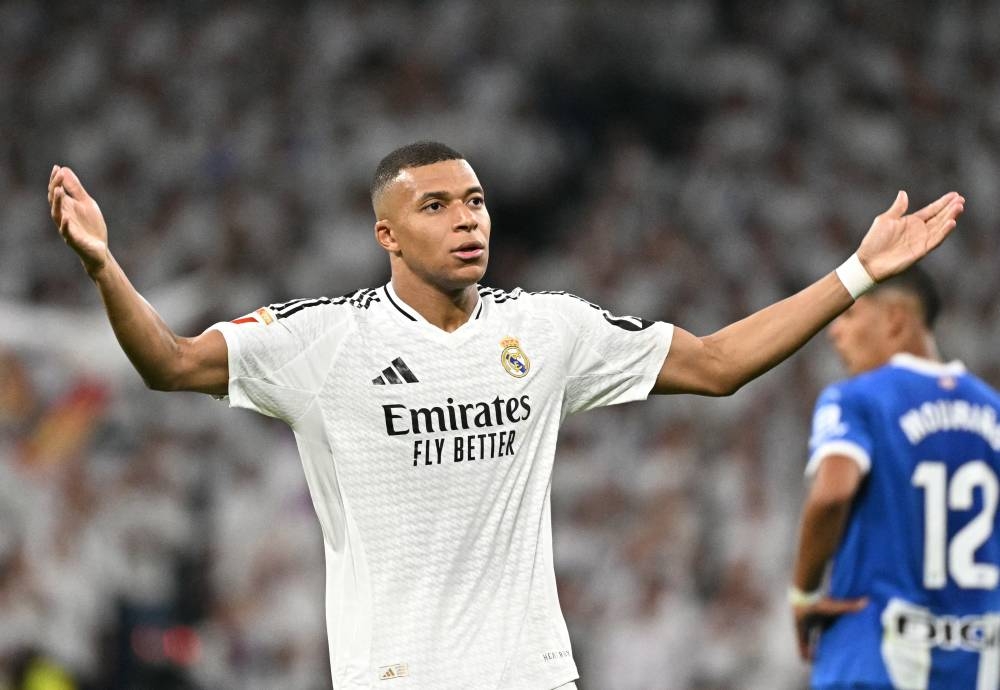 Kylian Mbappe celebra el segundo gol del Real Madrid ante el Alavés / AFP ,image_description:Kylian Mbappe celebra el segundo gol del Real Madrid ante el Alavés / AFP 