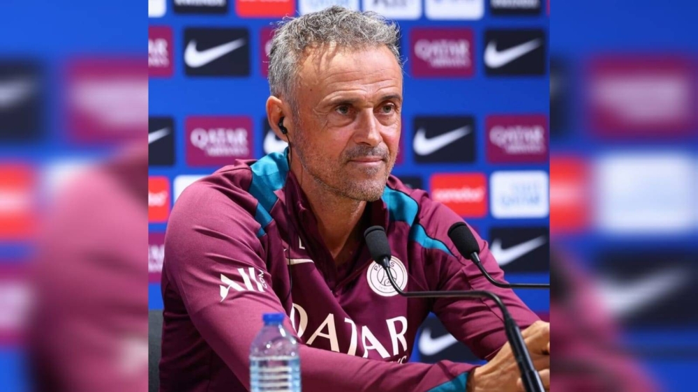 Luis Enrique, técnico del PSG/ Foto tomada de la cuenta de Facebook de PSG.,image_description: