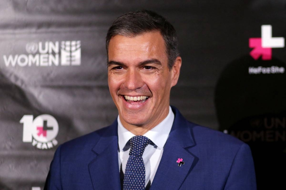 El primer ministro español, Pedro Sánchez. Photo by Leonardo Munoz / AFP