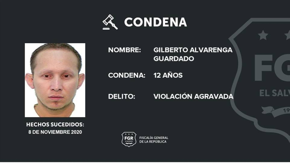 Alvarenga fue condenado en ausencia gracias a las reformas al Código procesal Penal que permiten juzgar reos prófugos de la Justicia, informó la Fiscalía. /FGR,image_description: