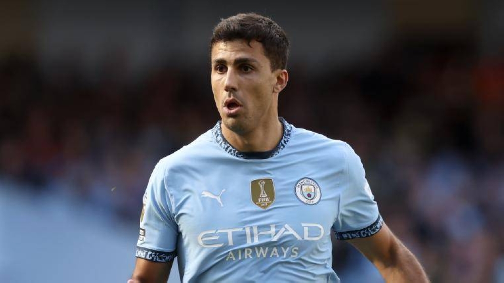 Rodri, mediocampista del Manchester City. ,image_description: