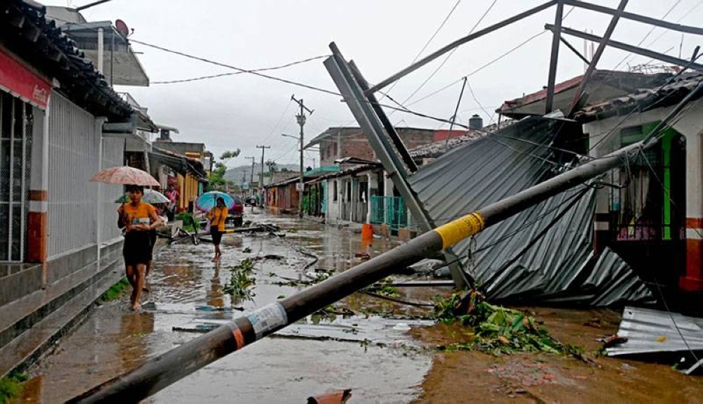 San Marcos en el estado de Guerrero es otra de las zonas afectadas por John. / AFP 