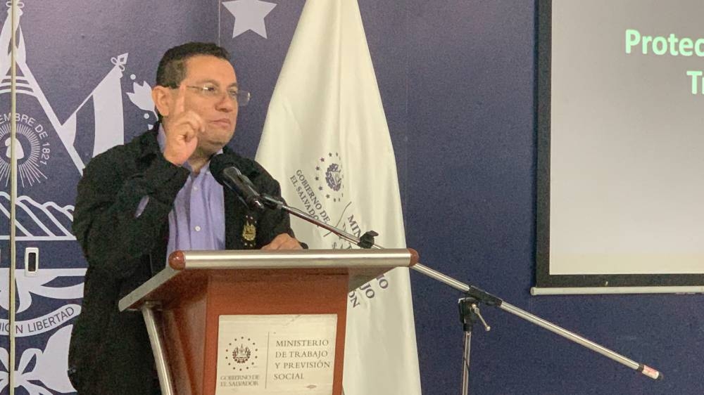 Rolando Castro, ministro de Trabajo. / DEM.,image_description: