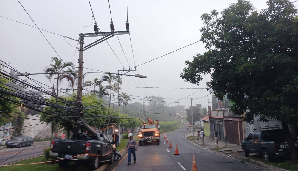 El accidente ocurrió en las cercanías de la ciudad de Mejicanos. /Moptn,image_description: