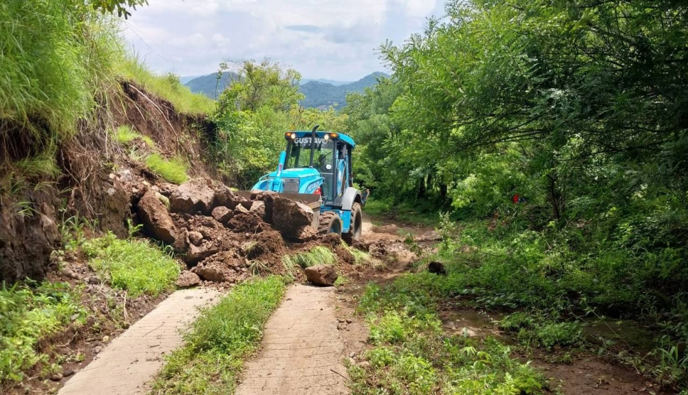 La Alcaldía de Santa Ana reportó que el cantón El Pinalito fue afectado por las lluvias del sábado. /Alcaldía de Santa Ana n,image_description: