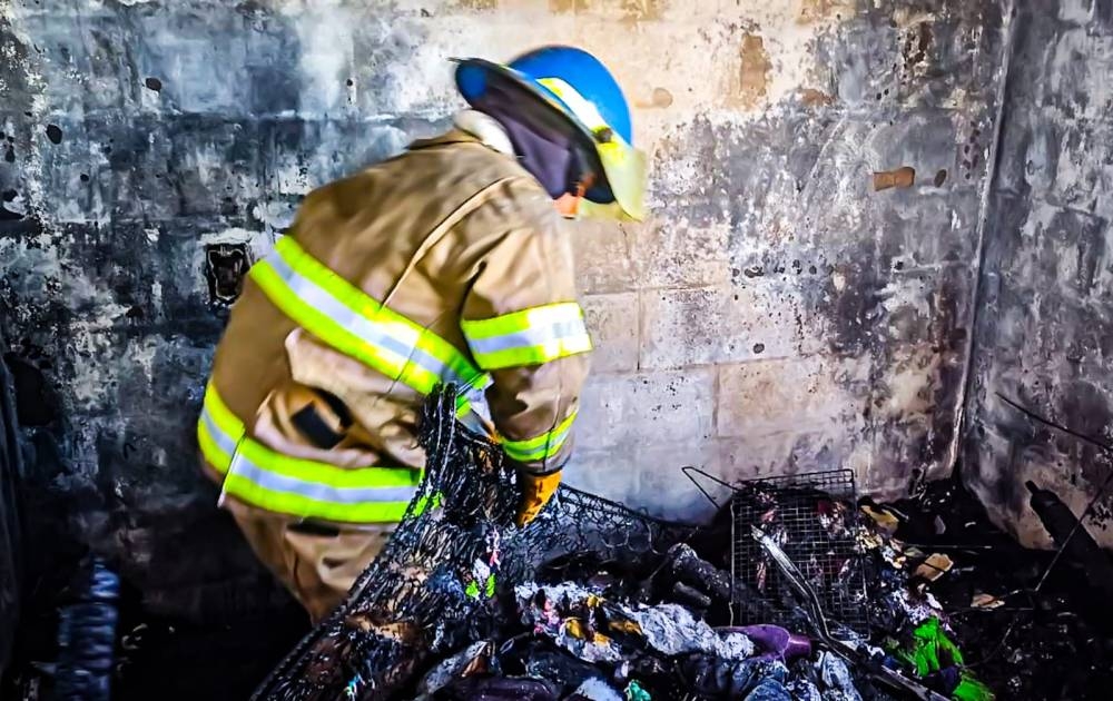 De acuerdo al Cuerpo de Bomberos, ambos siniestros fueron estructurales. / Cuerpo de Bomberos. ,image_description: