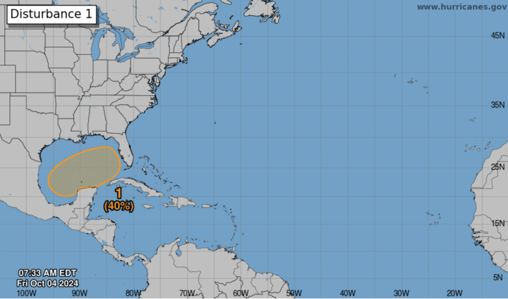 La baja presión podría formarse en los próximos siete días./ NHC.,image_description: