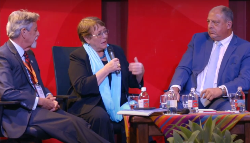 Las declaraciones de Bachelet fueron vertidas en un foro desarrollado en Guatemala esta semana. /Captura de video - Cortesía