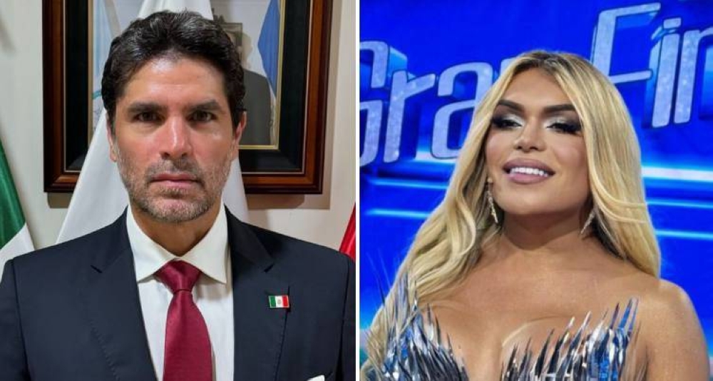 Eduardo Verástegui a menudo ha sido tachado como un personaje con doble moral, y esta vez se le sumó a pulso la rubia transgénero.,image_description: