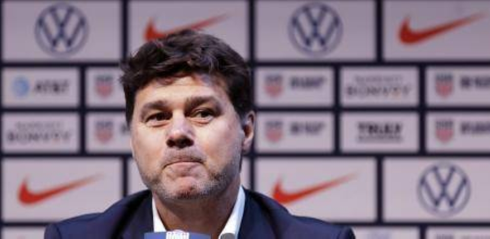 Mauricio Pochettino en su presentación con Estados Unidos. ,image_description: