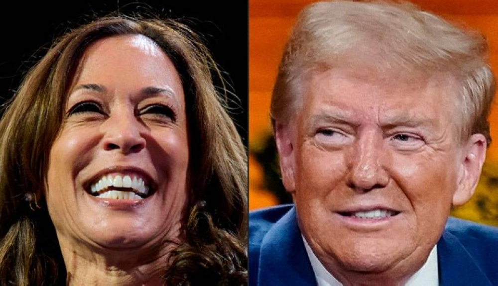 Kamala Harris i candidata demócrata y Donald Trump candidato republicano. / AFP,image_description: