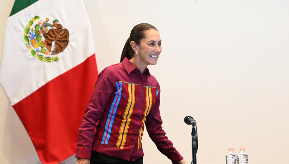 Claudia Sheinbaum respondió que la orden de la jueza Nancy Juárez Salas no está por encima de México/ Foto cortesía.,image_description: