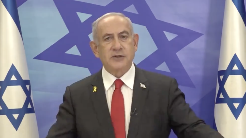 Benjamin Netanyahu, primer ministro israelí.,image_description: