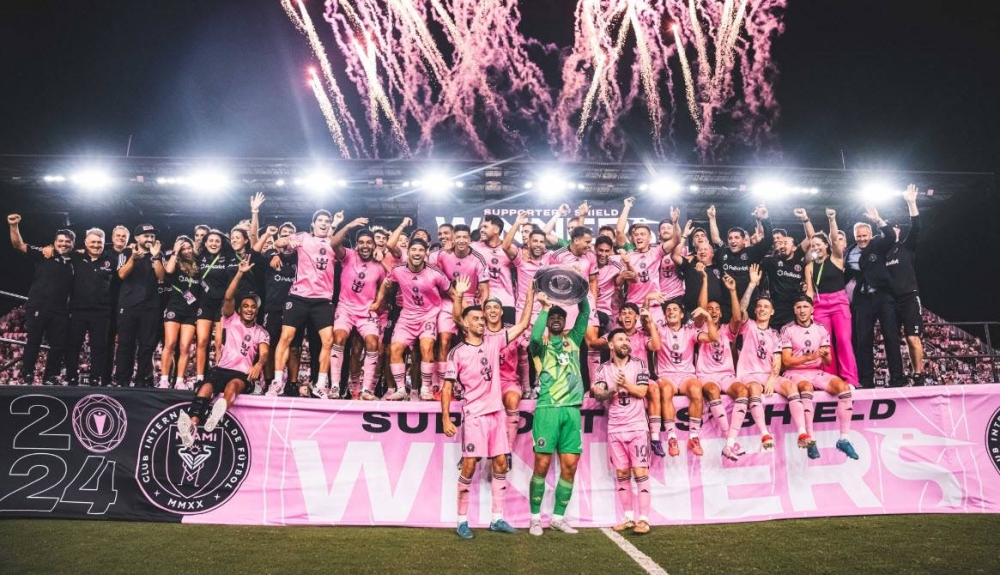 Inter Miami celebró el título por ser el equipo con más puntos en la etapa regular del torneo de la MLS. ,image_description: