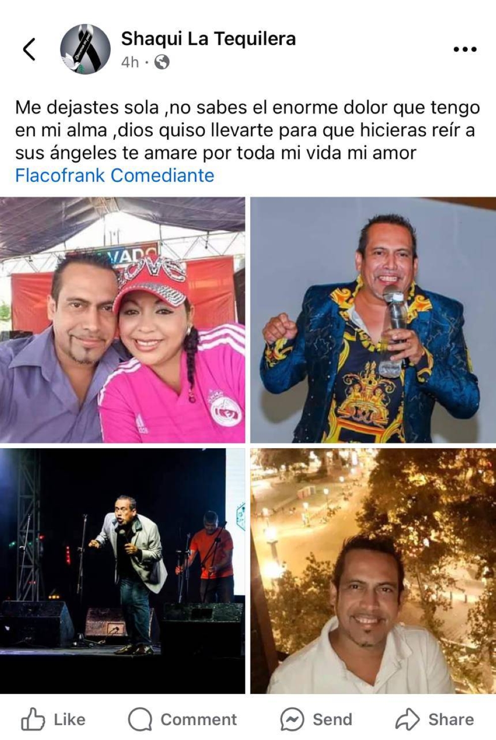 Shaqui La Tequilera, pareja de Flako Frank.