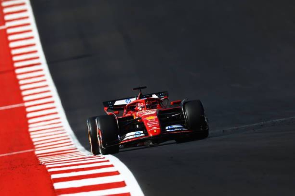 Leclerc y su paso triunfal por Austin, Texas. / AFP ,image_description: