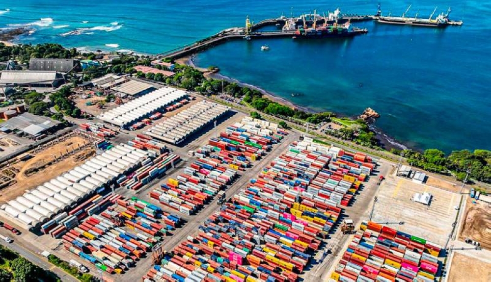 Vista del Puerto de Acajutla, la principal terminal marítima para comercio exterior en El Salvador. / CEPA,image_description: