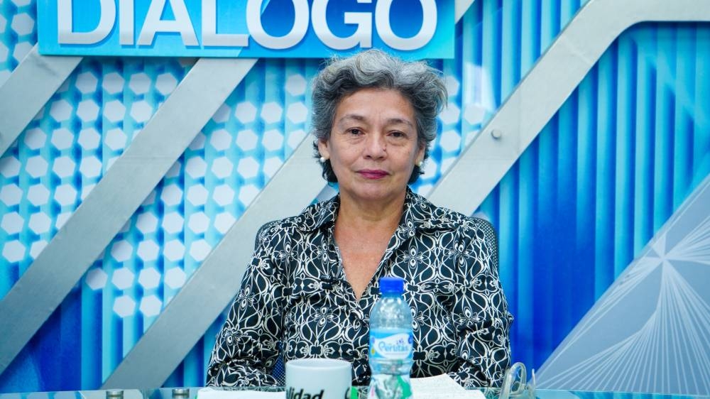 Idalia Zuu0301niga dijo que ha sufrido persecuciou0301n por sus declaraciones. Cortesía de Canal 21. ,image_description: