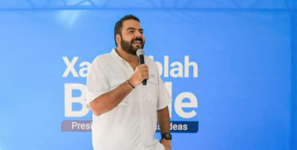 Xavier Zablah Bukele fue elegido presidente de Nuevas Ideas el 1 de marzo de 2020. / Nuevas Ideas.,image_description: