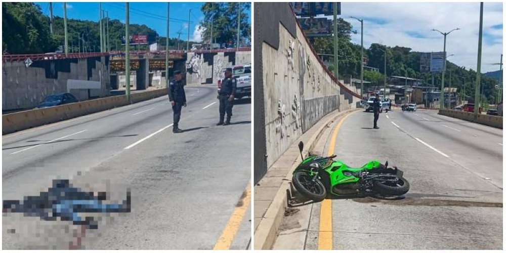 Un hombre murió al chocar con un muro en el paso del Jaguar. /PNC.,image_description: