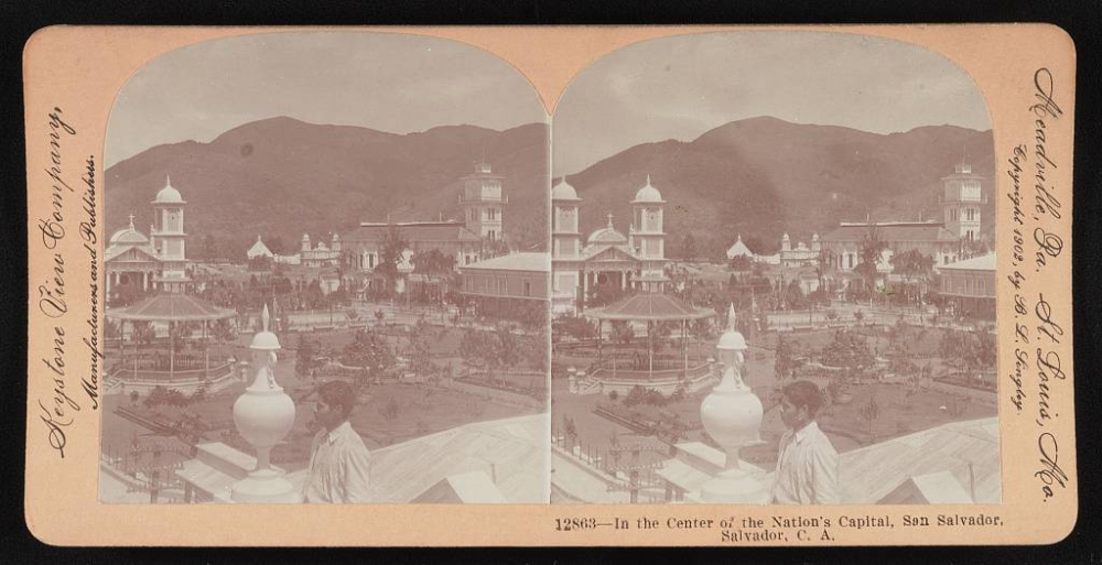 Una fotografía del centro de San Salvador fechada en 1902./Biblioteca del Congreso de los EEUU.,image_description: