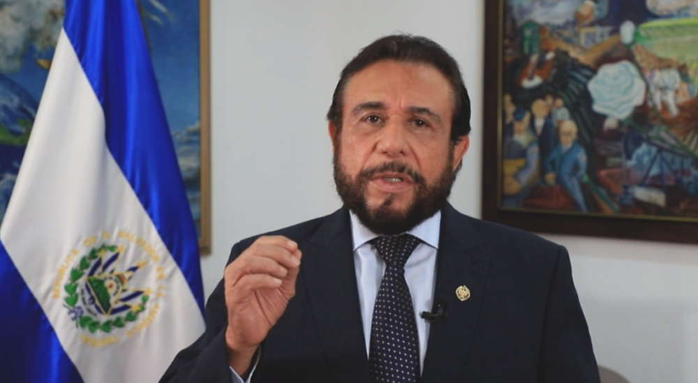 Félix Ulloa, vicepresidente de El Salvador elogió los nuevos lazos entre El Salvador y Arabia Saudita/ Foto tomada de la cuenta de la Vicepresidencia de la República en la red social X.,image_description: