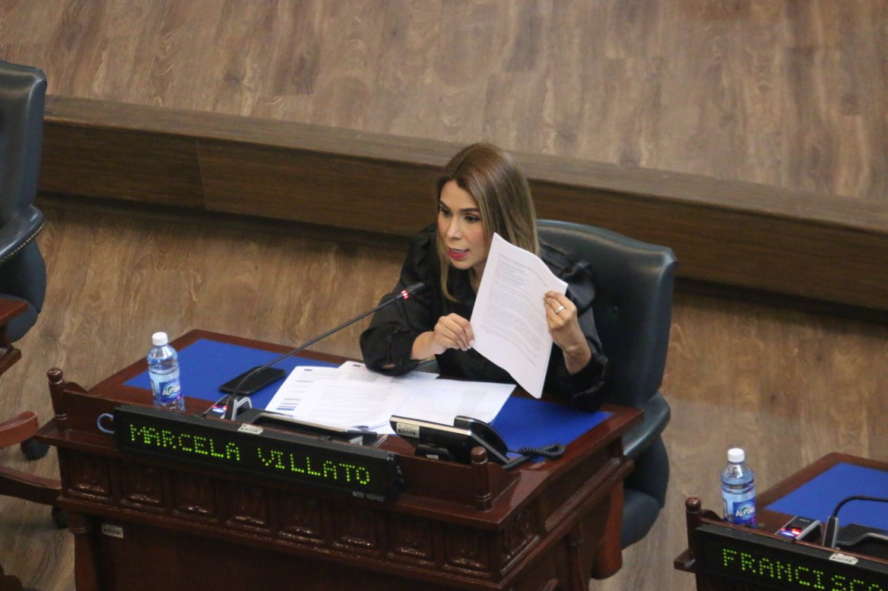 Marcela Villatoro, diputada de Arena. / Lisbeth Ayala.,image_description: