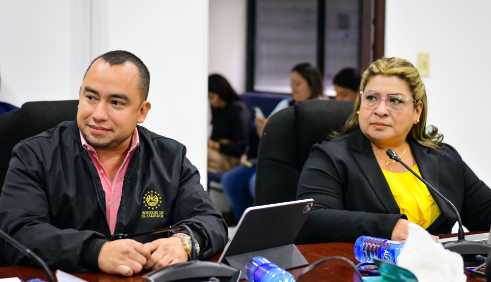 El ministro de Agricultura, Óscar Domínguez, en la Comisión de Hacienda de la Asamblea Legislativa. AsambleaSV.,image_description: