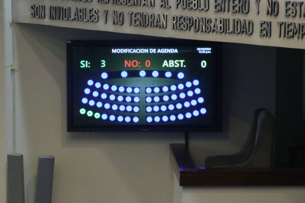 Las iniciativas de la oposición no reciben votos suficientes para su agenda en el pleno de la Asamblea Legislativa. / Lisbeth Ayala.,image_description: