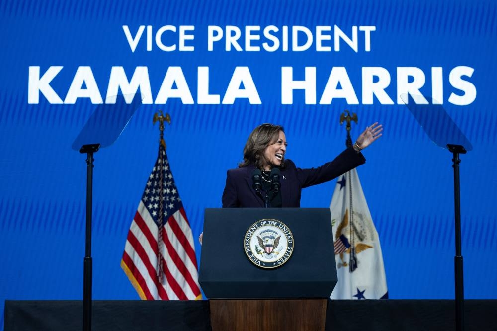 Kamala Harris, ha sido la vicepresidenta de EE. UU. desde el 20 de enero de 2021. /AFP,image_description: