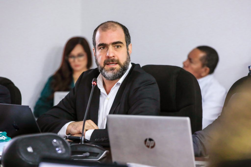 Juan Carlos Bidegaín, ministro de Gobernación. / Asamblea Legislativa.,image_description: