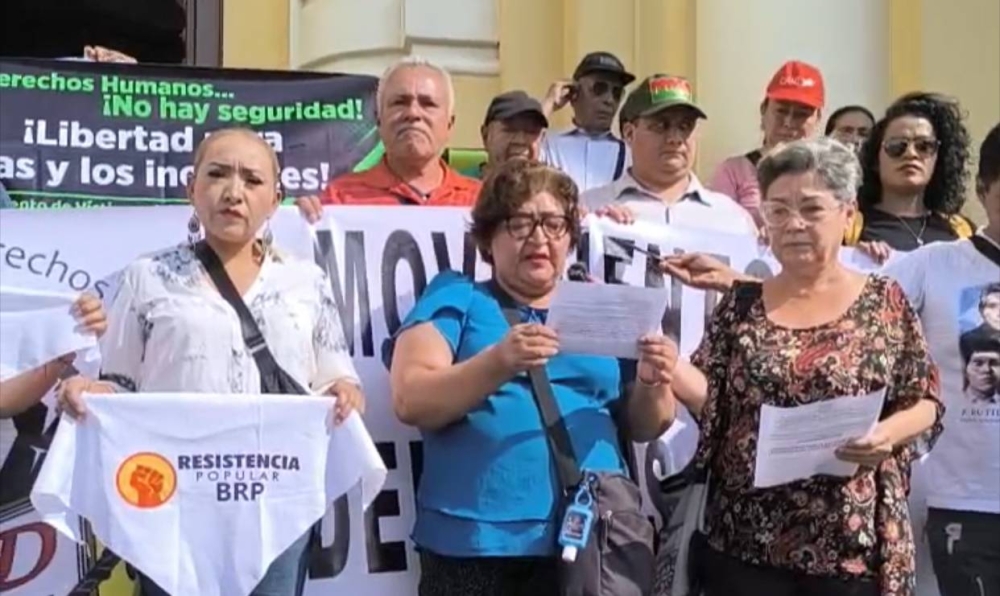 Integrantes del BRP y de otras organizaciones anunciaron otra marcha contra los despidos y los escalafones salariales. / Imagen de video BRP.,image_description: