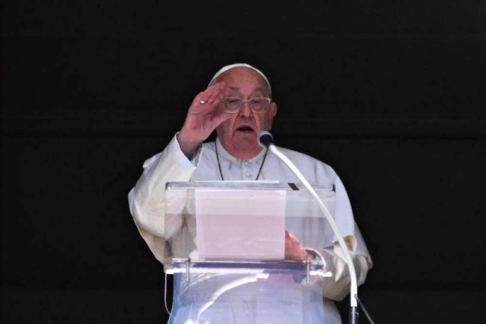 El mensaje fue emitido por el papa Francisco  en la Conferencia sobre la salvaguardia de la Iglesia católica en Europa. / AFP.,image_description: