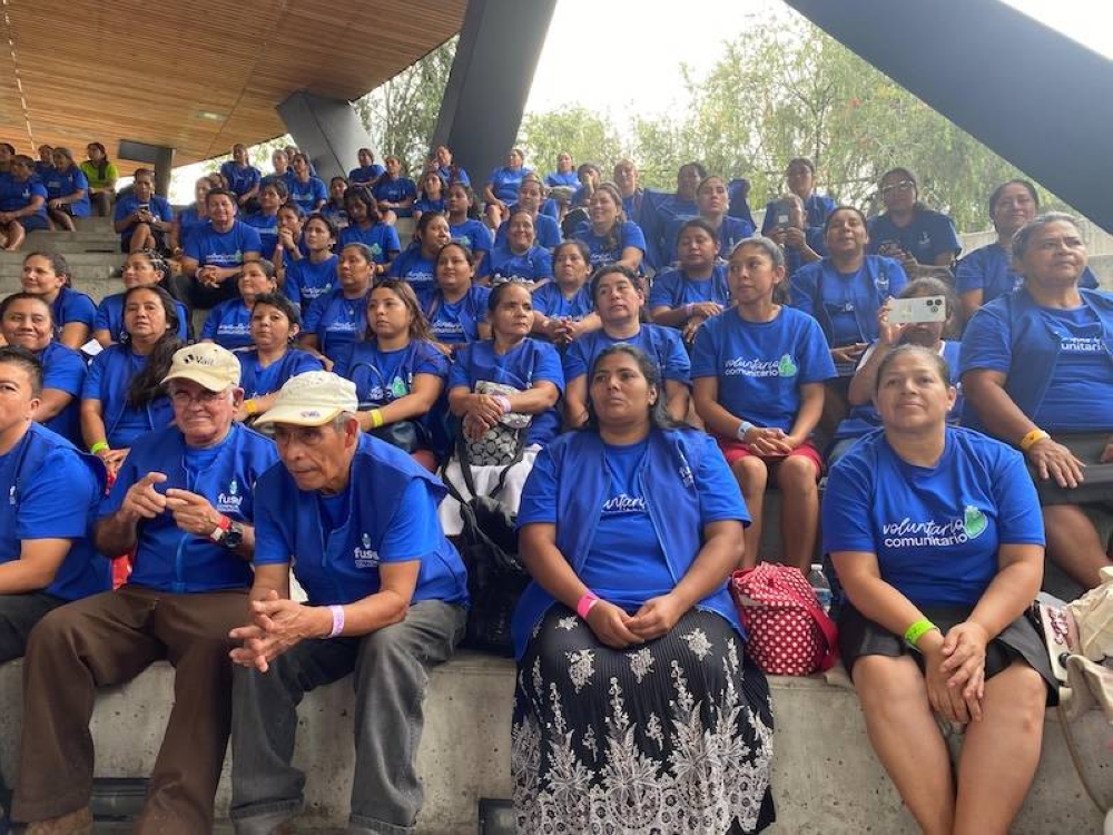 Los 460 voluntarios han sido capacitados en temas clave como estimulación temprana, vigilancia nutricional, educación alimentaria y nutricional, así como higiene alimentaria./Sarah Calderón,image_description: